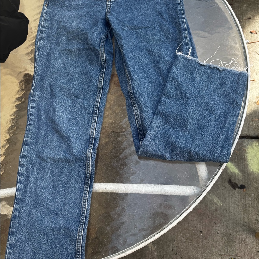 BDG Classic High-Rise Blue Straight Jeans